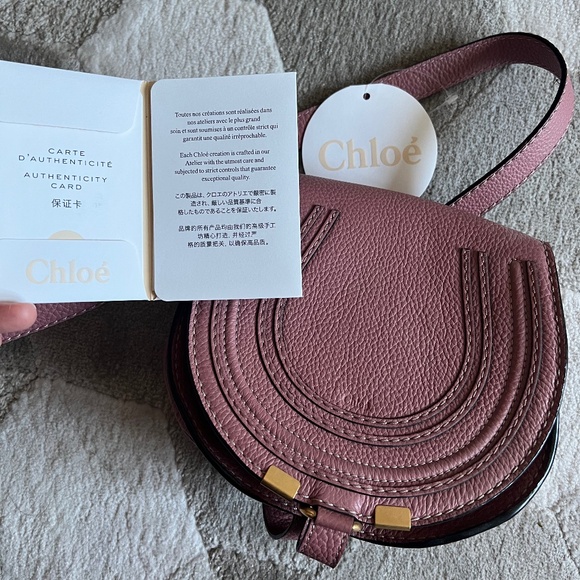 Chloe Handbags - Chloé Marcie leather crossbody bag Small Size